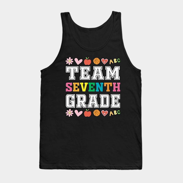 Team 7nd Seventh Grade - 1st Day of School Tank Top by Mr.Speak